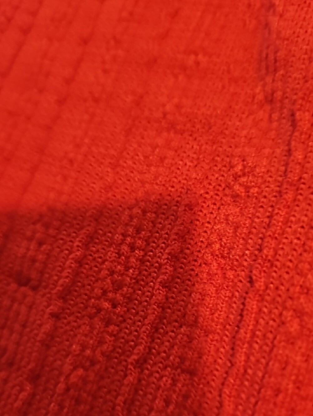 Zara Red Ribbed Maxi Dress - Picture 4 of 4